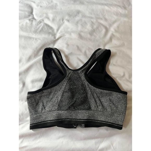 Heather Grey Workout Bra High Intensity Medium - Picture 3 of 3